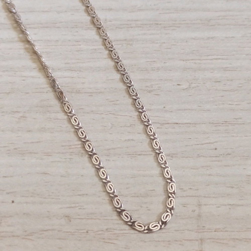 Silver Meander Chain 925 Like New, 45cm