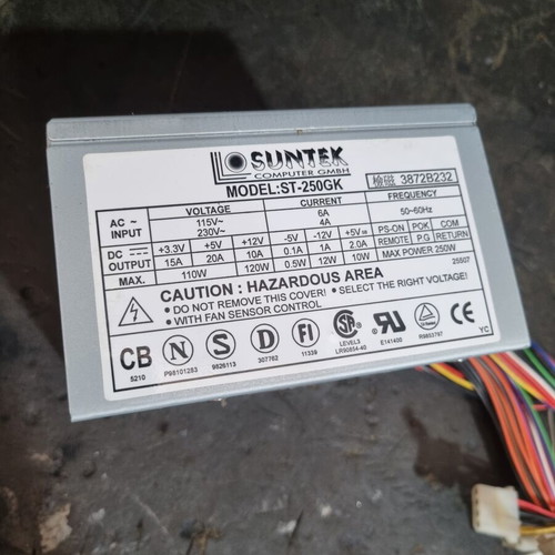 Pc used, old and fully functional