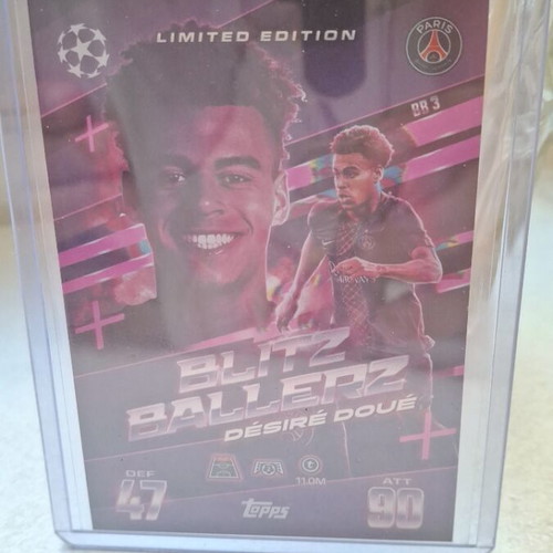 Topps Blitz Ballerz limited edition Desire Doue card