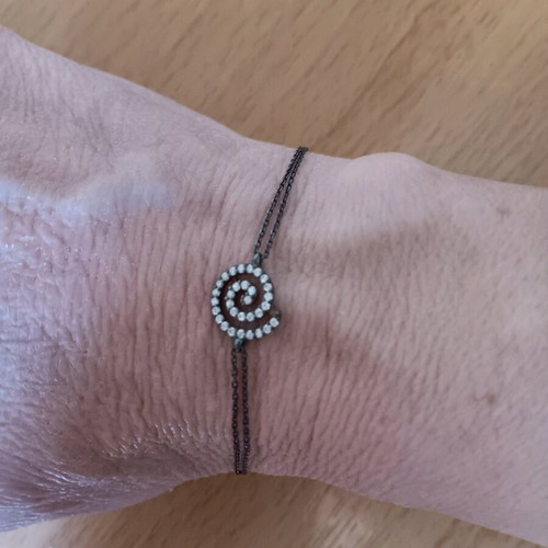 Silver bracelet 925 like new, length 17.5 cm