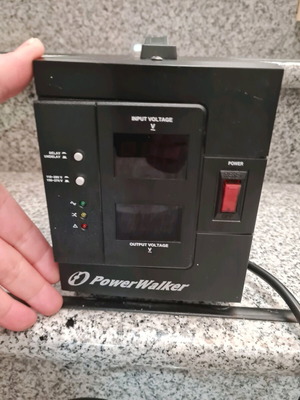 Powerwalker Voltage Stabilizer 1500VA 2 Power Outlets, excellent condition, great protection!!!