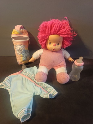 Vintage Patapouf Doll El Greco 1980s used with accessories