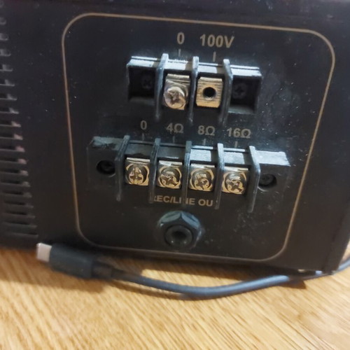 Μικροφωνικός ενισχυτής D 140W Dubl ex μεταχειρισμένος, λειτουργικός