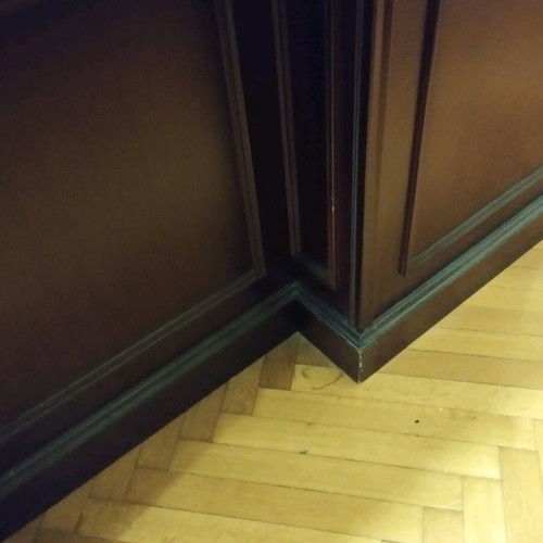 Mahogany bookcase and desk like new with drawers and cabinets