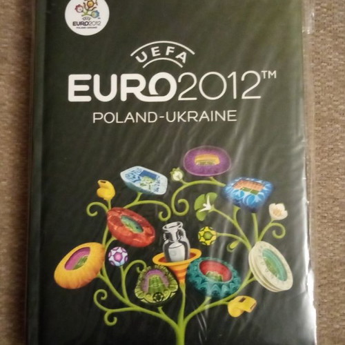 Euro 2012 collectible notebook new, Poland-Ukraine match