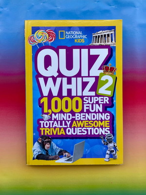 National Geographic Kids Quiz Whiz 2 book like new, English 2013 edition