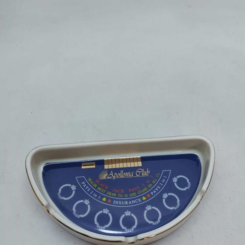 Appolonia club ashtray used 3x16x8.5cm