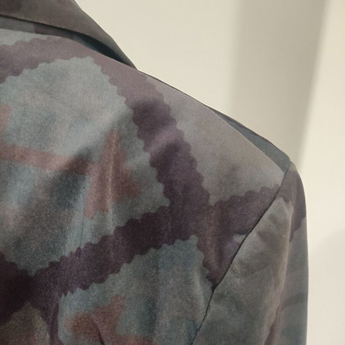 Axel Soft Jacket With Geometric Pattern Size M Like New