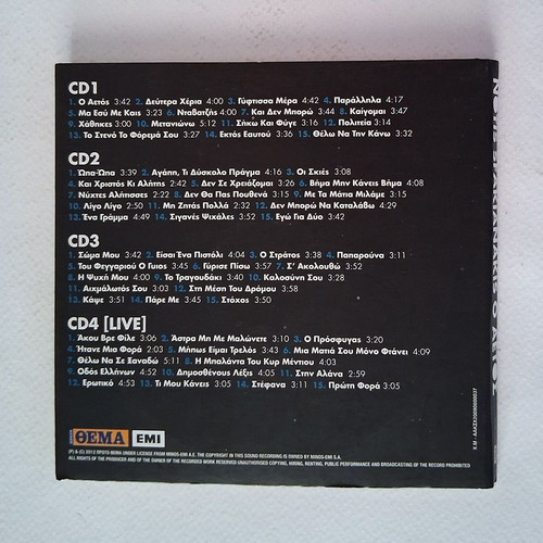 Notis Sfakianakis O Aetos 4CD used, laiko