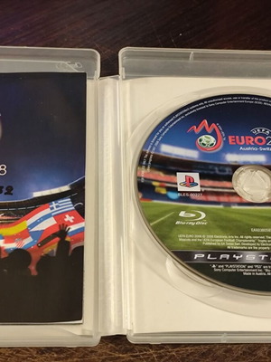 PS3 Euro 2008 used, with signs of use