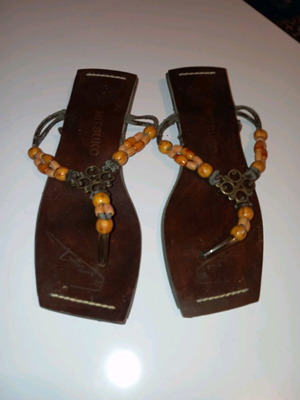 MITSUKO sandals used size 38 brown