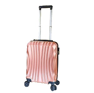 Forecast P009-20 Βαλίτσα Καμπίνας με ύψος 55cm σε ροζ χρυσό χρώμα