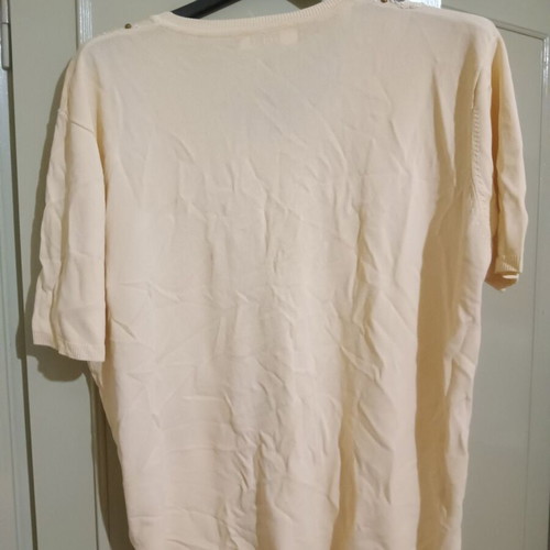 Short Sleeve Blouse XXL silk and viscose like new
