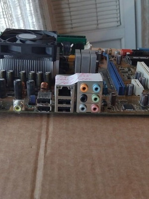 Asus M3A Socket AM3 motherboard with CPU, fan and RAM like new