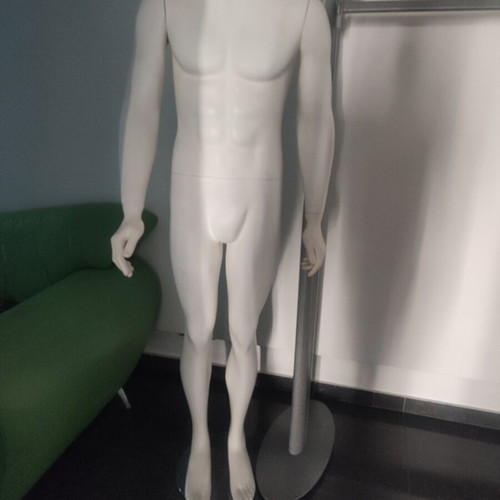 Male mannequins without head with detachable base, lightly used