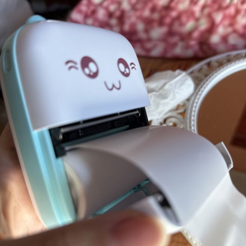 Mini Bluetooth Thermal Printer Cute Cat Design like new