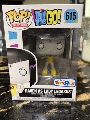 Funko Pop Teen Titans Go Raven ως Lady Legasus καινούργιο, αποκλειστικό Toys R Us