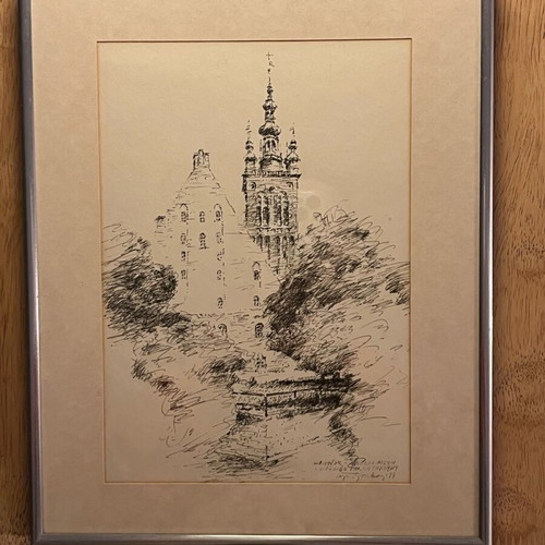 Πρωτότυπο Σχέδιο με Πενάκι 1974, Wielki Młyn Γκντανσκ, σαν καινούργιο