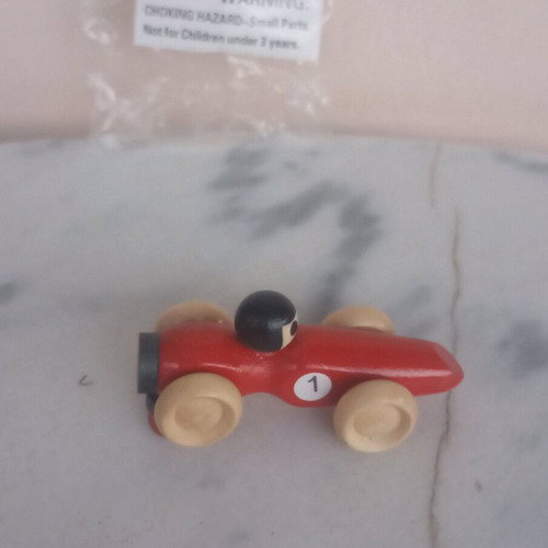 Wooden Formula One miniature with magnet