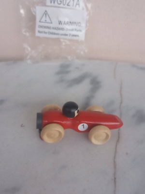 Wooden Formula One miniature with magnet