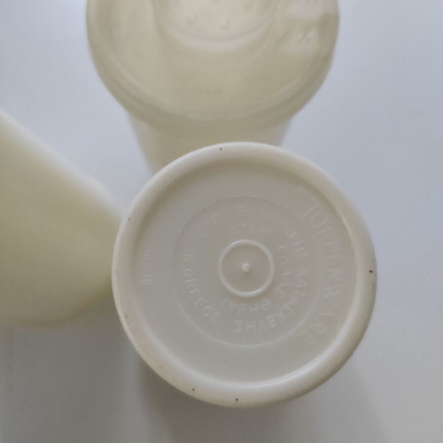 Tupperware spice set, 3 pieces, missing lids