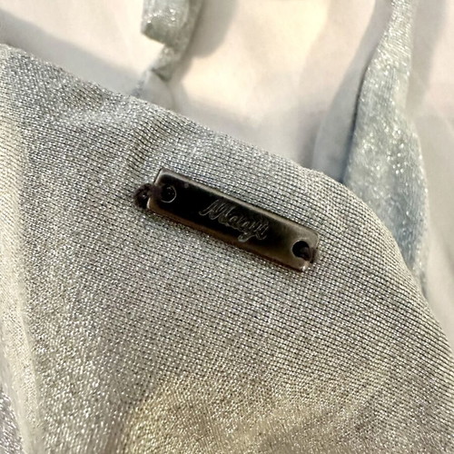 Maaji swimsuit like new with Swarovski crystals, grey silver