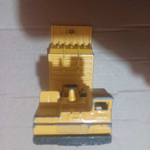 Metal toy truck vintage, used with lifting bed