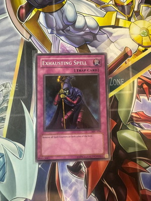 Exhausting Spell κάρτα Yu-Gi-Oh! σαν καινούργιο