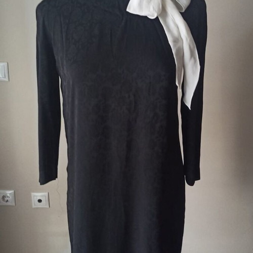 Sandro Paris dress like new, size S, black with silk detail