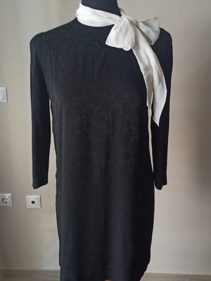 Sandro Paris dress like new, size S, black with silk detail