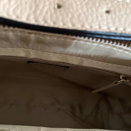 Caprisa leather beige handbag new with gift packaging