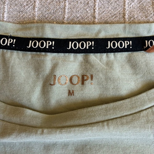 Joop! Sage Green Boxy Fit T-Shirt Size M Slightly Cropped