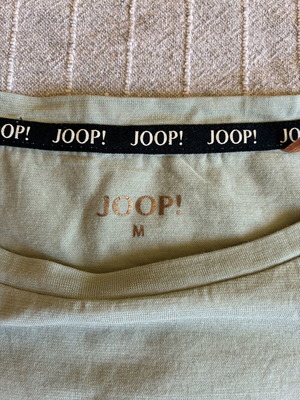 Joop! Sage Green Boxy Fit T-Shirt Size M Slightly Cropped