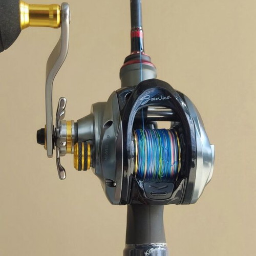 Fishing set new with XZoga Black Buster BBX Revo rod, Gawas Bullet Cast reel and YGK Jigman Ultra line