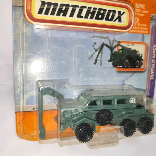 Matchbox Diecast military vehicle Buffalo MPCV new sealed
