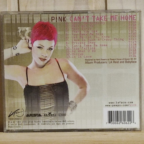 P!nk Can't Take Me Home CD, pop