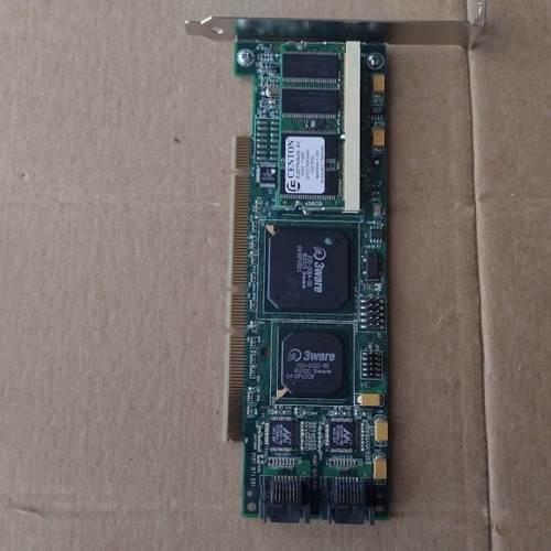 3ware Escalade 9500S-4LP 4-Port SATA PCI-X RAID Controller Card like new