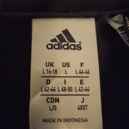 Adidas Climalite retro women's jacket used, blue XL