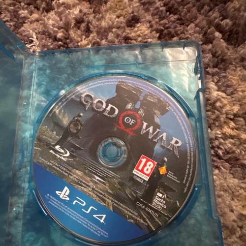 God of War PS4 used without original case and cover