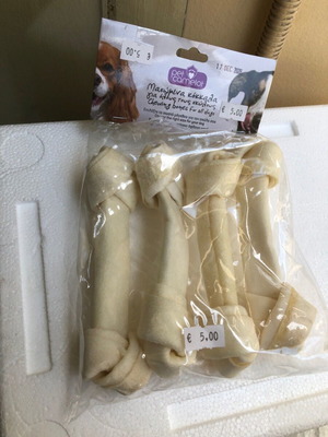 Pet Camelot Calcium Chewing Bones 16.5cm 50g Pack of 4, new