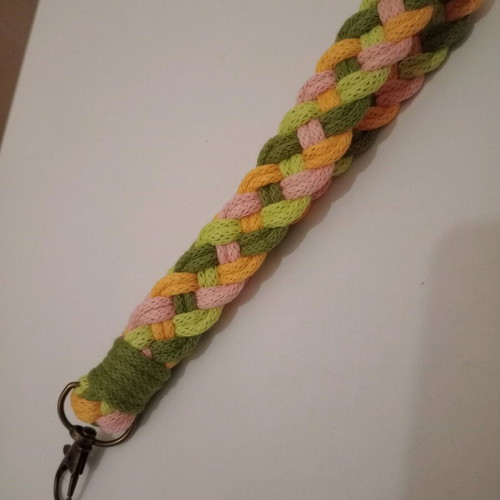 Macrame keychain new, multicolored