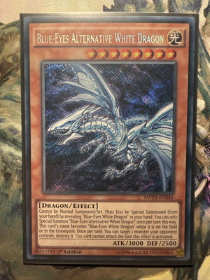 Blue-Eyes Alternative White Dragon MVP1 card new