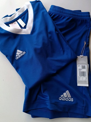 Adidas Performance ποδοσφαιρικό σετ Entrada 22 καινούργιο, μπλε, 13-14 ετών