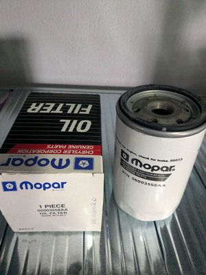 Jeep Oil Filter 05003558AA Genuine for Diesel Engines 2.5 CRD 2.8 CRD