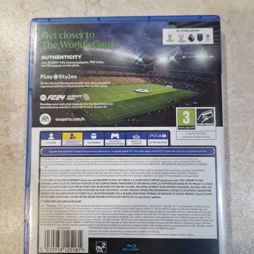FC24 for PS4 like new sports game