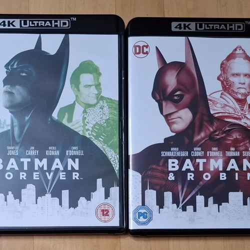 Batman 4K Ultra HD Blu-Ray set like new, action, adventure, fantasy