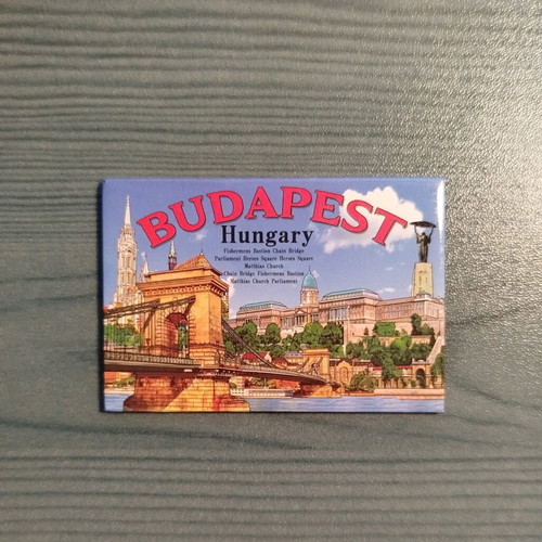 Set of 12 souvenir fridge magnets from various regions