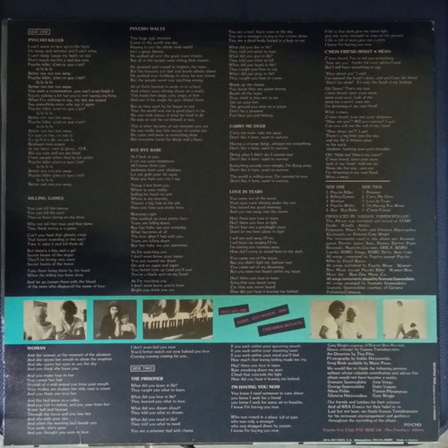 Psycho Montage Fatal 1982 vinyl like new, rock