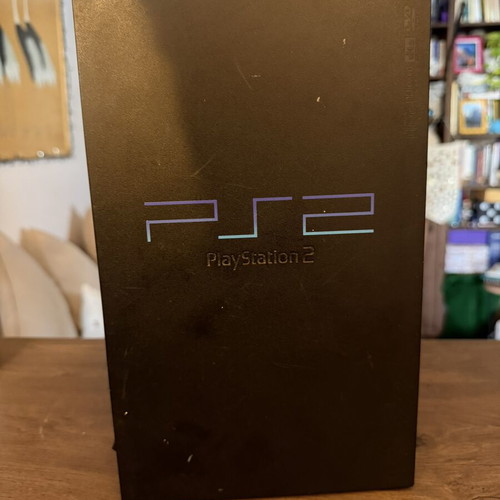 PlayStation 2 with HDMI adaptor used, chipmodded