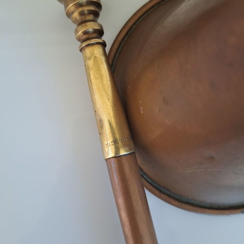 Hunting horn used, brass, authentic, 19th century, set of two